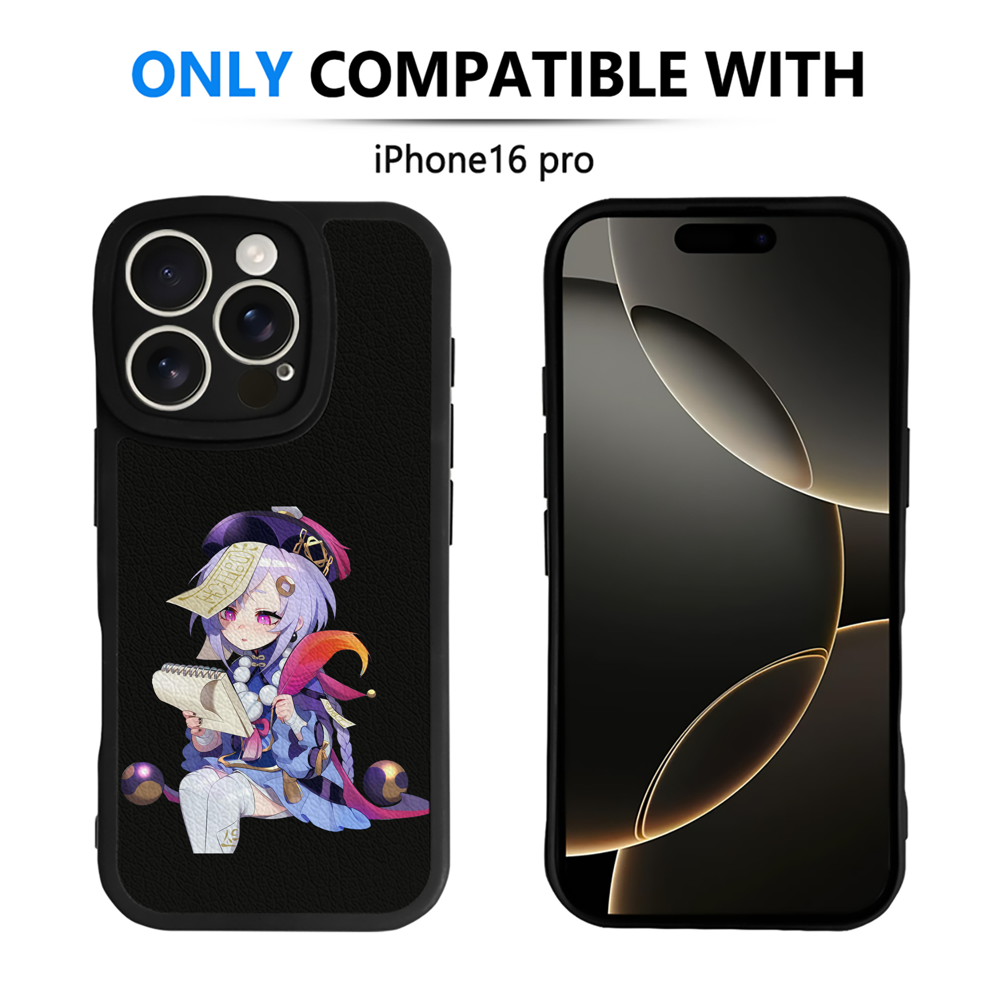 げんし神 七七 なな  genshin Nana 【iPhone 16シリーズ対応】シリコンスマホケース（レザー調） 材質：シリコン